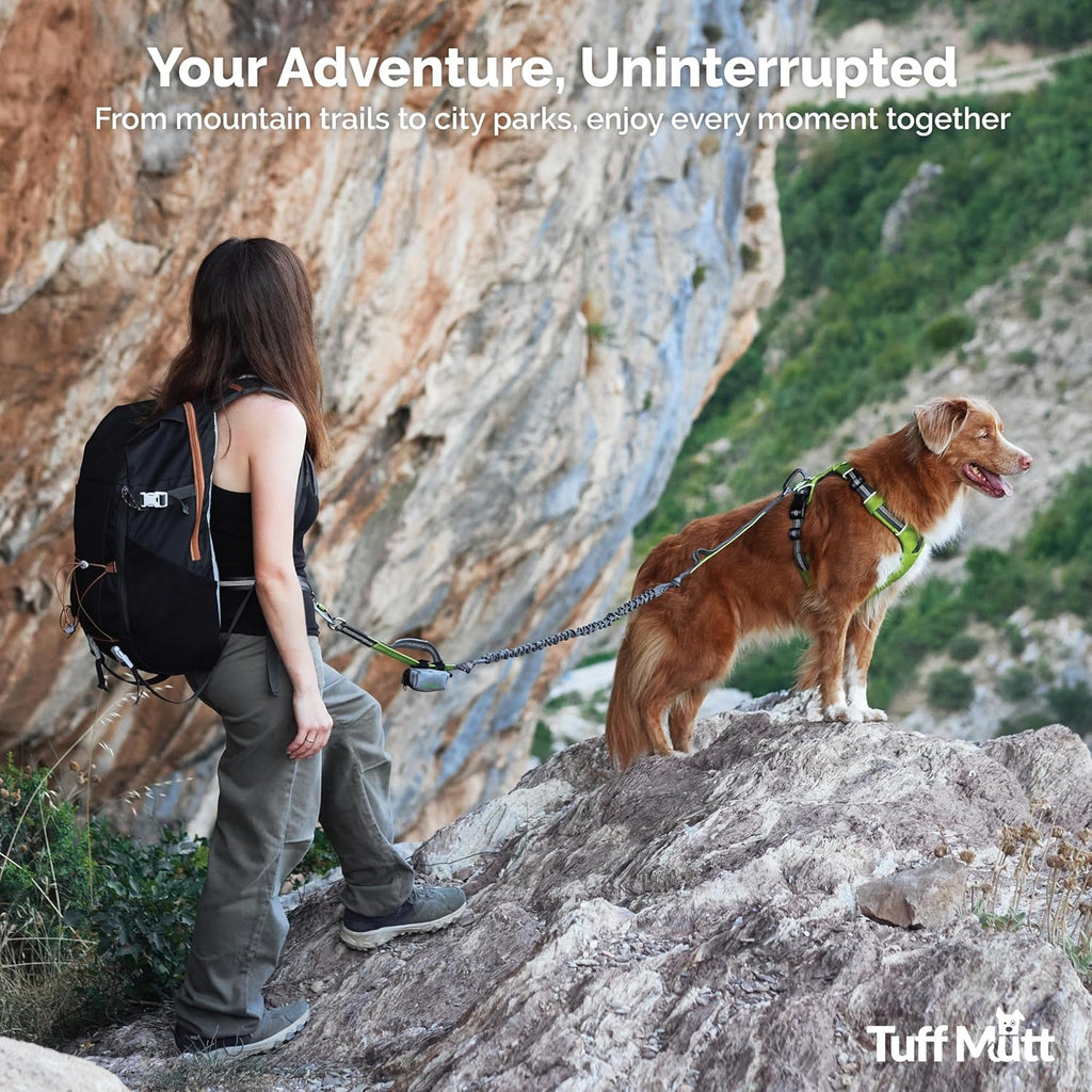 Waist Hands Free Dog Leash for Walking Running Hiking