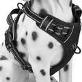 No Pull Dog Harness Large, Reflective Vest with Front Clip & Handle