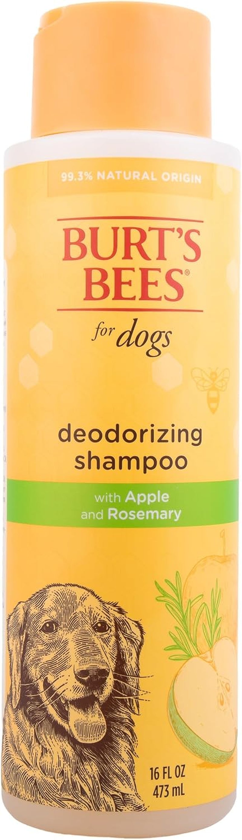 Deodorizing Dog Shampoo, Apple & Rosemary, 16 Oz, 2-Pk