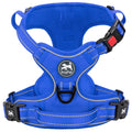 Reflective Dog Harness No Pull Dog Vest Harness with Handle,No Choke Adjustable Soft Padded Pet Vest for Small to Large Dogs,Royal Blue, L