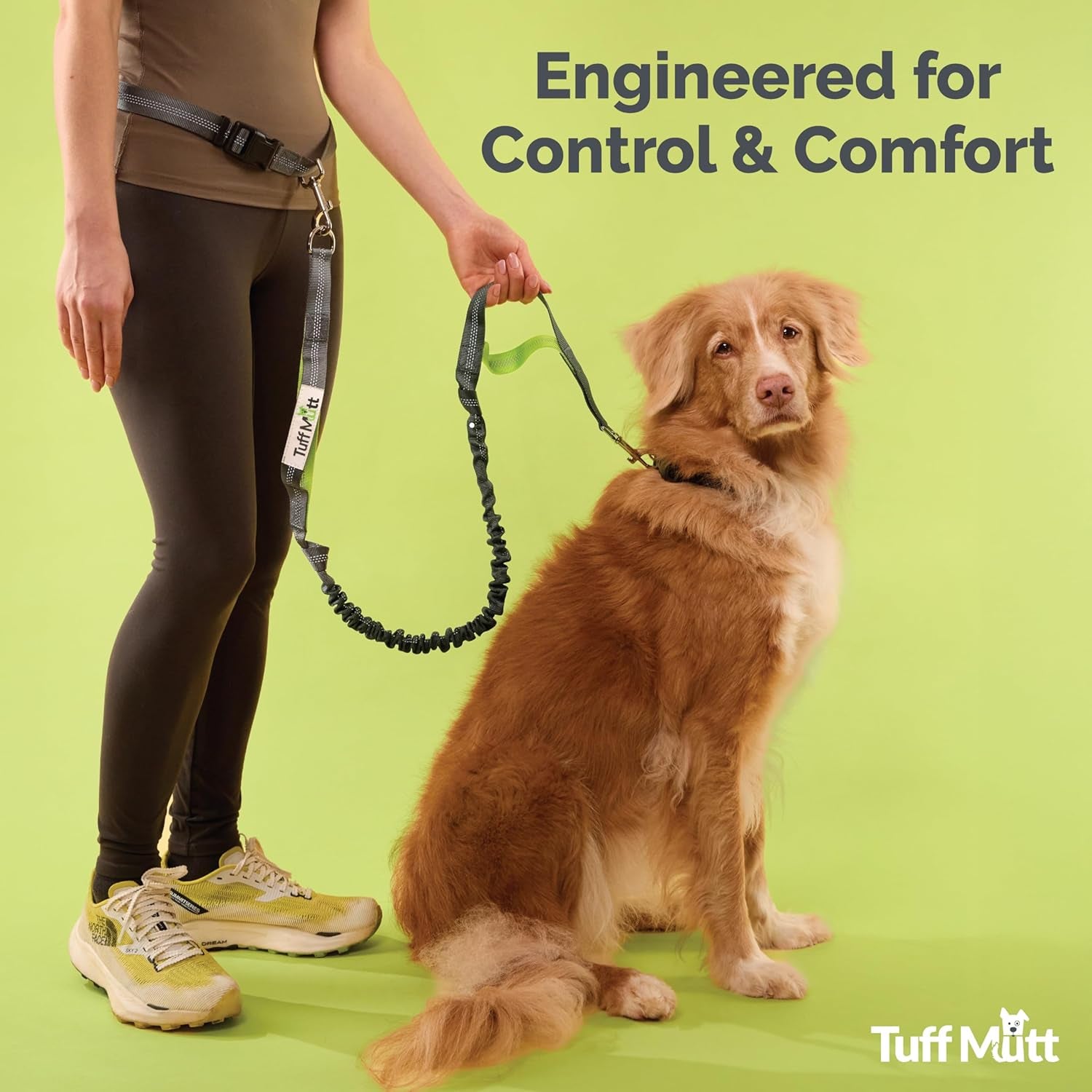 Waist Hands Free Dog Leash for Walking Running Hiking