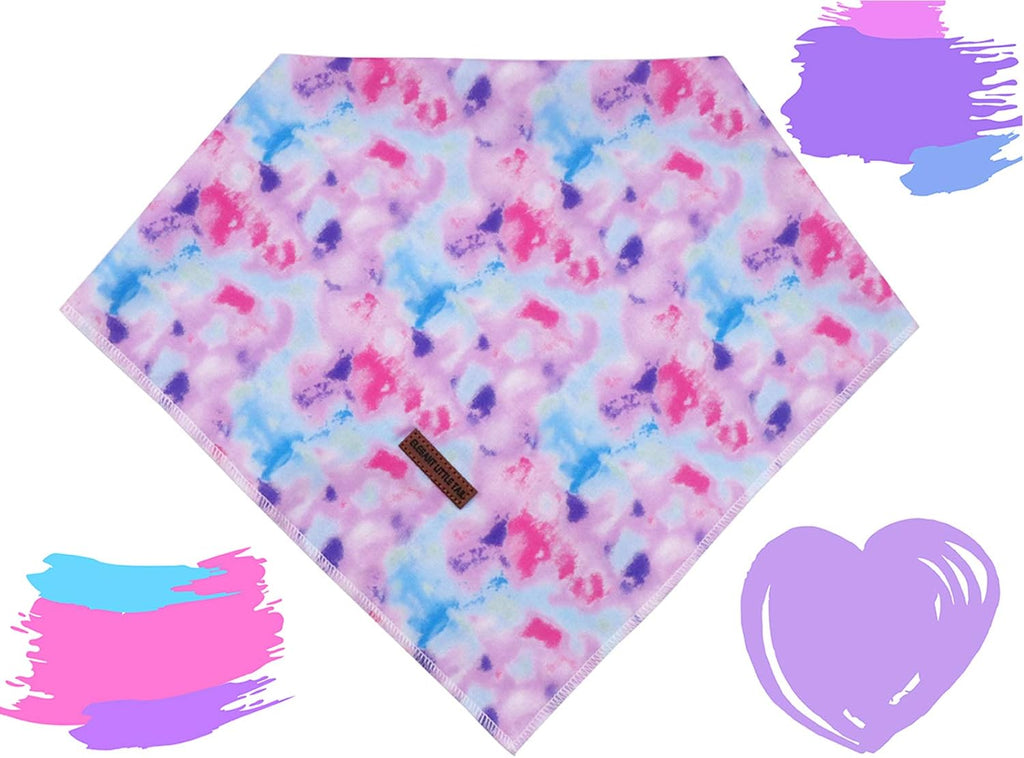 Bandana for Boy Girl Small Medium Large Dogs, Comfortable Bibs Scarf, Adjustable Square Kerchief